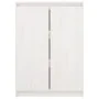 Sideboard aus massivem weißem Kiefernholz, 60 x 36 x 84 cm von vidaXL, Sideboards - Ref: Foro24-808109, Preis: 113,76 €, Raba...