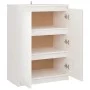 Sideboard aus massivem weißem Kiefernholz, 60 x 36 x 84 cm von vidaXL, Sideboards - Ref: Foro24-808109, Preis: 113,76 €, Raba...