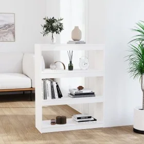 White pine wood shelf/space divider 80x30x103.5cm by vidaXL, Bookcases and shelves - Ref: Foro24-808189, Price: 78,99 €, Disc...