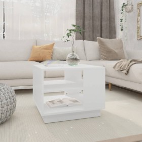 Mesa de centro madera de ingeniería blanca 55x55x43 cm de vidaXL, Mesas de centro - Ref: Foro24-810289, Precio: 51,46 €, Desc...