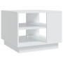 Weißer Couchtisch aus Holzwerkstoff 55x55x43 cm von vidaXL, Couchtisch - Ref: Foro24-810289, Preis: 51,46 €, Rabatt: %