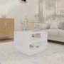 Mesa de centro madera de ingeniería blanca 55x55x43 cm de vidaXL, Mesas de centro - Ref: Foro24-810289, Precio: 50,66 €, Desc...
