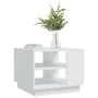 Weißer Couchtisch aus Holzwerkstoff 55x55x43 cm von vidaXL, Couchtisch - Ref: Foro24-810289, Preis: 51,46 €, Rabatt: %