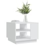 Weißer Couchtisch aus Holzwerkstoff 55x55x43 cm von vidaXL, Couchtisch - Ref: Foro24-810289, Preis: 51,46 €, Rabatt: %