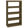 Honey brown pine shelf/space divider 80x30x135.5 cm by vidaXL, Bookcases and shelves - Ref: Foro24-808196, Price: 73,42 €, Di...