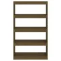 Honey brown pine shelf/space divider 80x30x135.5 cm by vidaXL, Bookcases and shelves - Ref: Foro24-808196, Price: 73,42 €, Di...