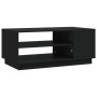 Black engineered wood coffee table 102x55x43 cm by vidaXL, Coffee table - Ref: Foro24-810281, Price: 66,11 €, Discount: %