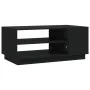 Black engineered wood coffee table 102x55x43 cm by vidaXL, Coffee table - Ref: Foro24-810281, Price: 65,33 €, Discount: %