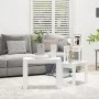 Stapelbare Tische 3 Stück aus weißem Sperrholz von vidaXL, Seitentische - Ref: Foro24-808603, Preis: 47,89 €, Rabatt: %