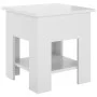 Weiß glänzender Couchtisch aus Holzwerkstoff 40x40x42 cm von vidaXL, Couchtisch - Ref: Foro24-810277, Preis: 35,02 €, Rabatt: %