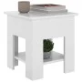 Weiß glänzender Couchtisch aus Holzwerkstoff 40x40x42 cm von vidaXL, Couchtisch - Ref: Foro24-810277, Preis: 35,02 €, Rabatt: %