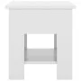 Weiß glänzender Couchtisch aus Holzwerkstoff 40x40x42 cm von vidaXL, Couchtisch - Ref: Foro24-810277, Preis: 35,02 €, Rabatt: %