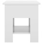 Weiß glänzender Couchtisch aus Holzwerkstoff 40x40x42 cm von vidaXL, Couchtisch - Ref: Foro24-810277, Preis: 35,47 €, Rabatt: %