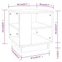 Betongrauer Couchtisch aus Sperrholz, 40 x 40 x 43 cm von vidaXL, Couchtisch - Ref: Foro24-810302, Preis: 35,36 €, Rabatt: %