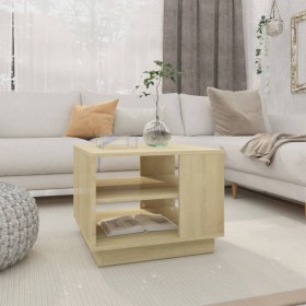 Couchtisch aus Sonoma-Eichenholzwerkstoff, 55 x 55 x 43 cm von vidaXL, Couchtisch - Ref: Foro24-810292, Preis: 47,93 €, Rabat...