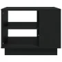Black engineered wood coffee table 55x55x43 cm by vidaXL, Coffee table - Ref: Foro24-810290, Price: 46,28 €, Discount: %