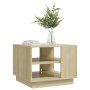 Sonoma oak engineered wood coffee table 55x55x43 cm by vidaXL, Coffee table - Ref: Foro24-810292, Price: 47,93 €, Discount: %