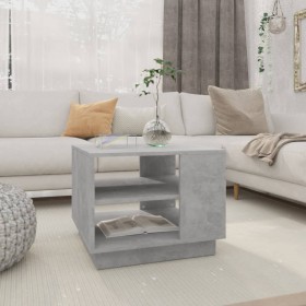 Betongrauer Couchtisch aus Holzwerkstoff, 55 x 55 x 43 cm von vidaXL, Couchtisch - Ref: Foro24-810293, Preis: 47,60 €, Rabatt: %