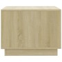Sonoma oak engineered wood coffee table 55x55x43 cm by vidaXL, Coffee table - Ref: Foro24-810292, Price: 47,93 €, Discount: %