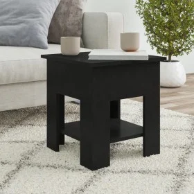 Black engineered wood coffee table 40x40x42 cm by vidaXL, Coffee table - Ref: Foro24-810272, Price: 31,69 €, Discount: %