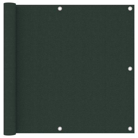 Toldo para balcón tela oxford verde oscuro 90x500 cm en Sombrillas | Comprar online en Foro24