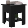 Mesa de centro madera de ingeniería negra 40x40x42 cm de vidaXL, Mesas de centro - Ref: Foro24-810272, Precio: 31,84 €, Descu...