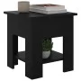 Schwarzer Couchtisch aus Holzwerkstoff, 40 x 40 x 42 cm von vidaXL, Couchtisch - Ref: Foro24-810272, Preis: 31,67 €, Rabatt: %