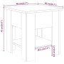 Couchtisch aus weißem Sperrholz, 40 x 40 x 42 cm von vidaXL, Couchtisch - Ref: Foro24-810271, Preis: 30,26 €, Rabatt: %