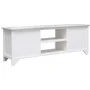 Weißer und grauer TV-Schrank aus Paulownia-Holz, 108 x 30 x 40 cm von vidaXL, TV-Möbel - Ref: Foro24-338513, Preis: 101,95 €,...