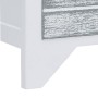 Mueble para TV madera de paulownia blanco y gris 108x30x40 cm de vidaXL, Muebles TV - Ref: Foro24-338513, Precio: 102,72 €, D...