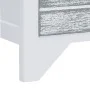 White and gray paulownia wood TV cabinet 108x30x40 cm by vidaXL, TV Furniture - Ref: Foro24-338513, Price: 101,95 €, Discount: %