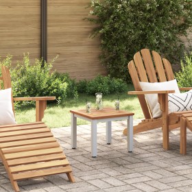 Mesa Lateral de Jardín 45x45x38 cm de Madera Sólida de Acacia by , Garden tables - Ref: Foro24-4010619, Price: 65,56 €, Disco...
