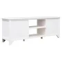 TV-Schrank aus massivem Paulownia-Holz, weiß, 108 x 30 x 40 cm von vidaXL, TV-Möbel - Ref: Foro24-338517, Preis: 101,42 €, Ra...