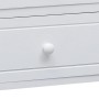 Mueble para TV madera maciza de paulownia blanco 108x30x40 cm de vidaXL, Muebles TV - Ref: Foro24-338517, Precio: 102,12 €, D...
