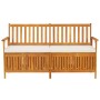 Aufbewahrungsbank mit Kissen Akazienholz massiv 148 cm von vidaXL, Gartenbänke - Ref: Foro24-316737, Preis: 265,24 €, Rabatt: %
