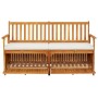 Aufbewahrungsbank mit Kissen Akazienholz massiv 148 cm von vidaXL, Gartenbänke - Ref: Foro24-316737, Preis: 265,24 €, Rabatt: %