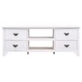 Antiker TV-Schrank aus weißem Paulownia-Holz, 108 x 30 x 40 cm von vidaXL, TV-Möbel - Ref: Foro24-338522, Preis: 102,00 €, Ra...