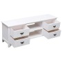 Antiker TV-Schrank aus weißem Paulownia-Holz, 108 x 30 x 40 cm von vidaXL, TV-Möbel - Ref: Foro24-338522, Preis: 102,00 €, Ra...