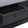 Schwarzer TV-Schrank aus massivem Paulownia-Holz, 108 x 30 x 40 cm von vidaXL, TV-Möbel - Ref: Foro24-338528, Preis: 125,91 €...