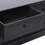 Schwarzer TV-Schrank aus massivem Paulownia-Holz, 108 x 30 x 40 cm von vidaXL, TV-Möbel - Ref: Foro24-338528, Preis: 124,93 €...