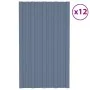 Verzinktes Stahldachpaneel grau 12 Stück 80x45 cm von vidaXL, Decke - Ref: Foro24-317201, Preis: 51,68 €, Rabatt: %
