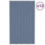 Verzinktes Stahldachpaneel grau 12 Stück 80x45 cm von vidaXL, Decke - Ref: Foro24-317201, Preis: 53,77 €, Rabatt: %