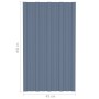 Verzinktes Stahldachpaneel grau 12 Stück 80x45 cm von vidaXL, Decke - Ref: Foro24-317201, Preis: 53,77 €, Rabatt: %