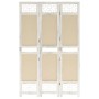 Divider screen with 3 cream fabric panels 105x165 cm by vidaXL, Room dividers - Ref: Foro24-338558, Price: 62,61 €, Discount: %