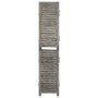 Gray solid wood 3-panel screen 106.5x166 cm by vidaXL, Room dividers - Ref: Foro24-338574, Price: 88,80 €, Discount: %