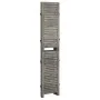 Gray solid wood 3-panel screen 106.5x166 cm by vidaXL, Room dividers - Ref: Foro24-338574, Price: 87,79 €, Discount: %
