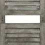Gray solid wood 3-panel screen 106.5x166 cm by vidaXL, Room dividers - Ref: Foro24-338574, Price: 88,80 €, Discount: %