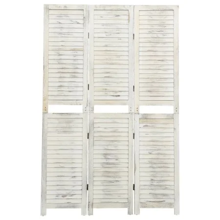 3-panel aged white wood screen 105x165 cm by vidaXL, Room dividers - Ref: Foro24-338570, Price: 81,58 €, Discount: %