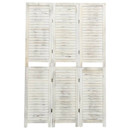 3-teiliger Paravent aus gealtertem weißem Holz, 105 x 165 cm von vidaXL, Raumteiler - Ref: Foro24-338570, Preis: 88,87 €, Rab...