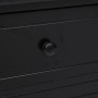 Mueble para TV madera maciza de paulownia negro 108x30x40 cm de vidaXL, Muebles TV - Ref: Foro24-338518, Precio: 102,06 €, De...